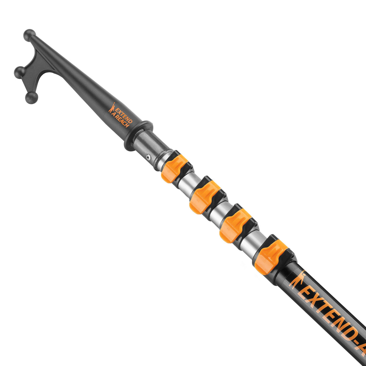 Extend-A-Reach Boat Hook for Docking with Telescoping Extension Pole