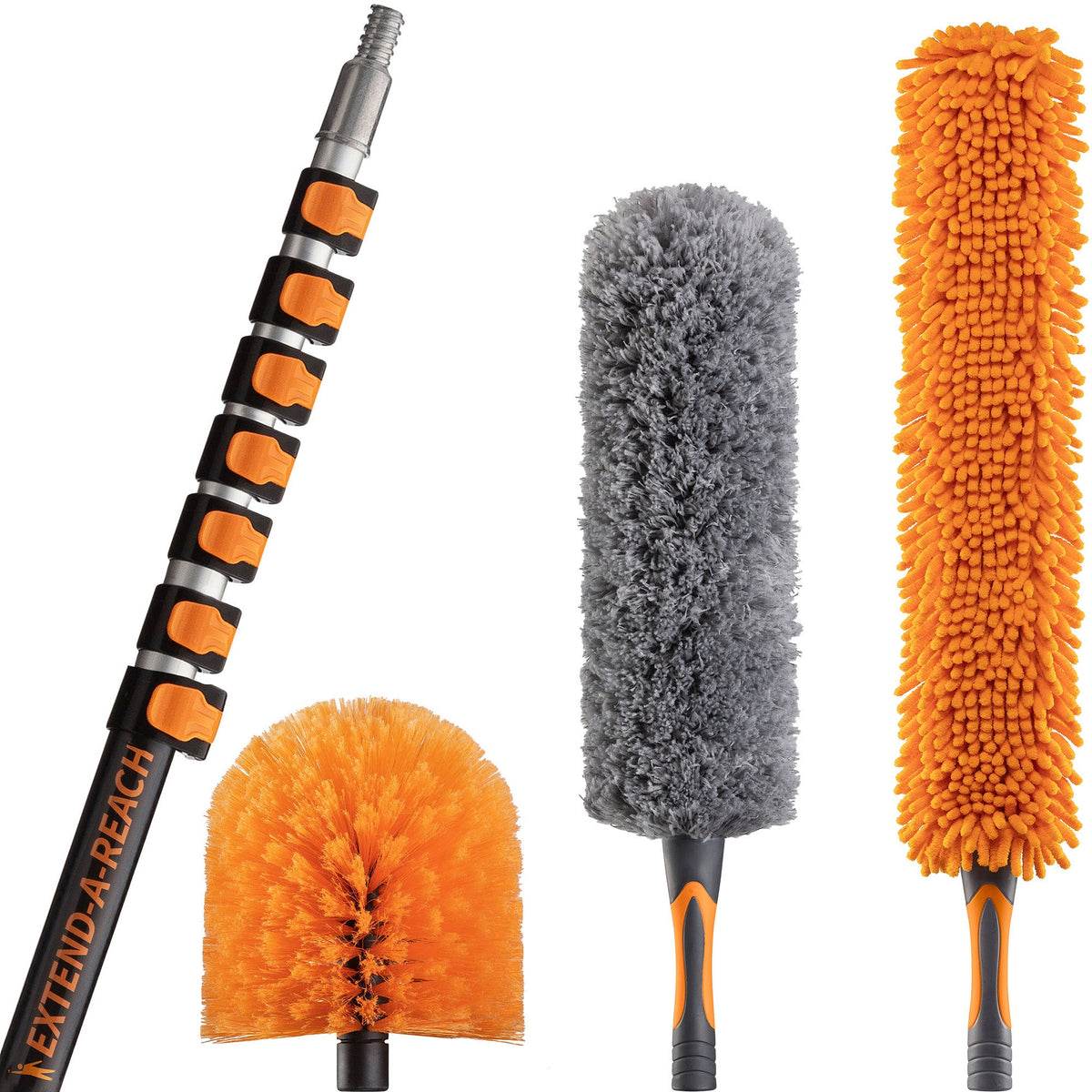 Extend-A-Reach 4-Piece High Reach Duster Kit with Extension Pole