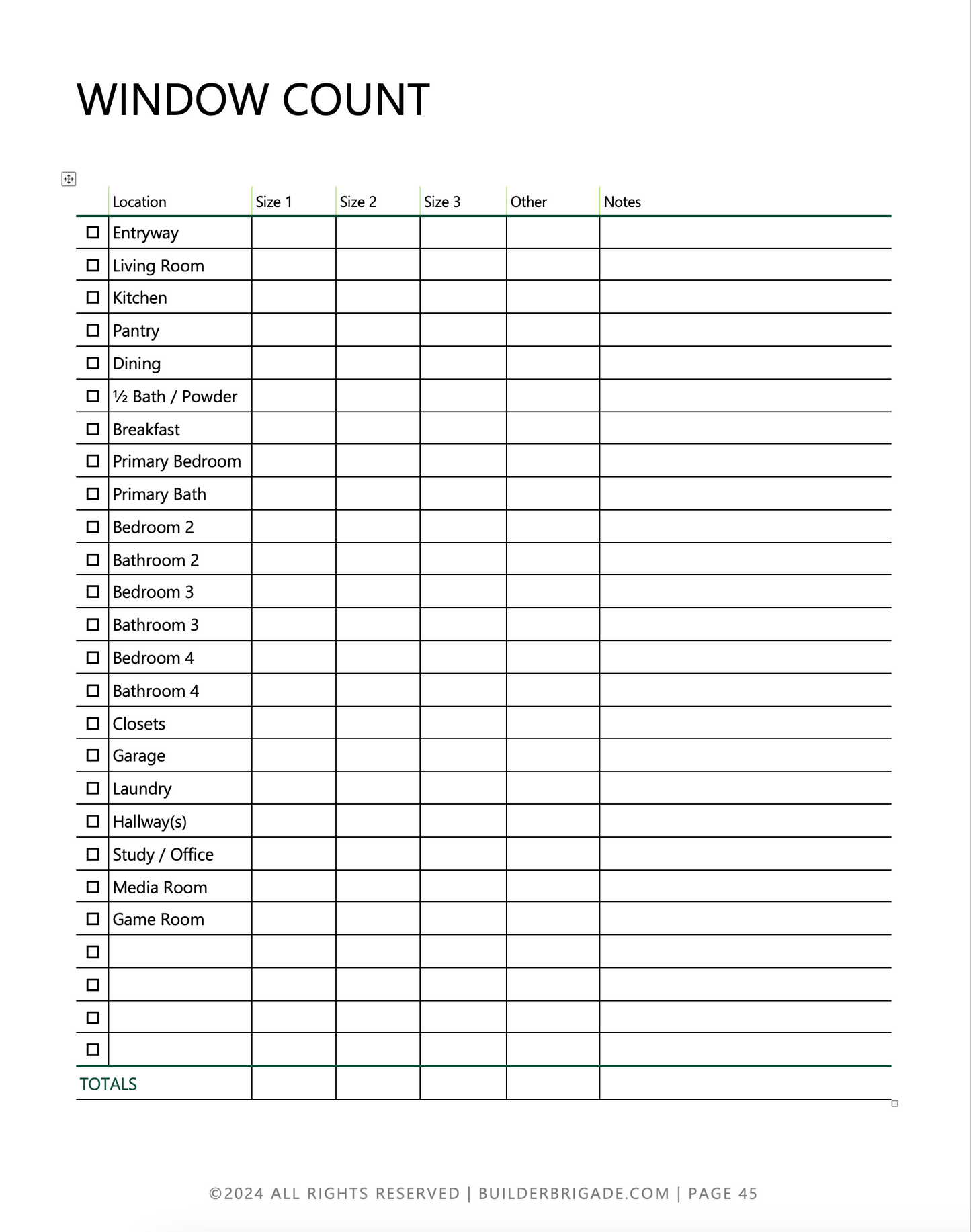 The Ultimate Home Building Checklist (Digital)