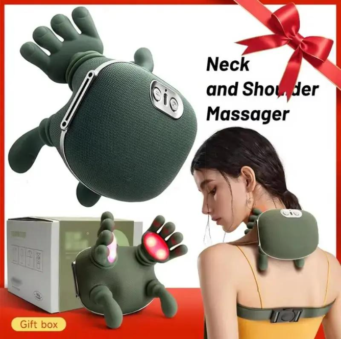 4D Shiatsu Neck & Shoulder Massager with Heat