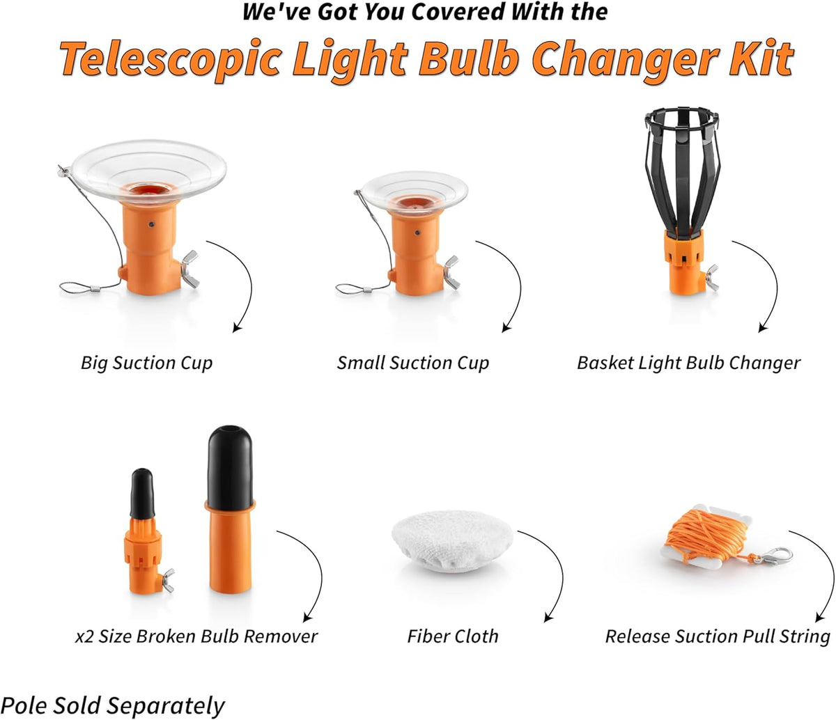 Extend-A-Reach Light Bulb Changer Attachment Kit