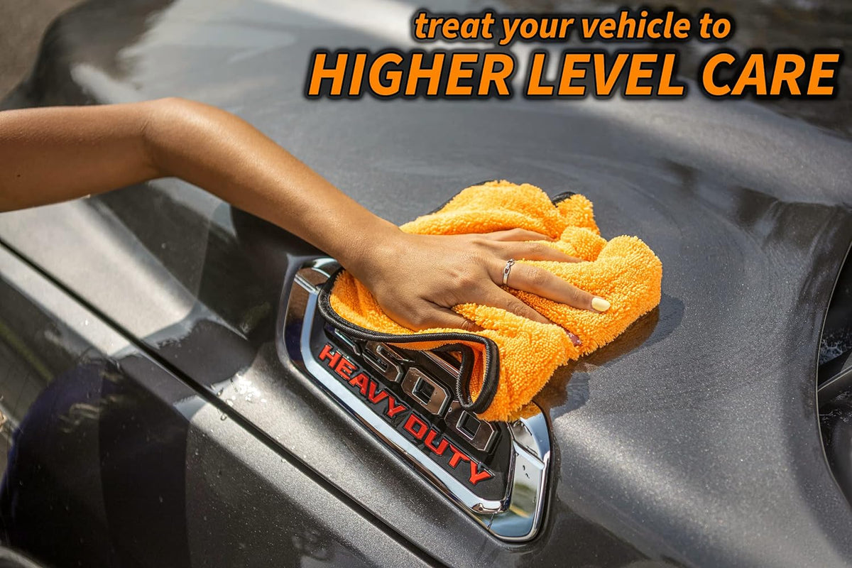 Extend-A-Reach Microfiber Towel for Car Cleaning Pack of 2