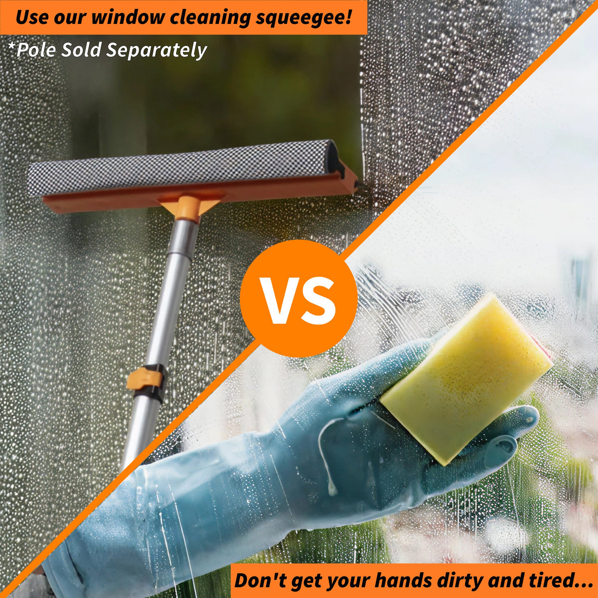 Extend-A-Reach Window Squeegee for Cars 15-Inch-Long Attachment (Pole Sold Separately)