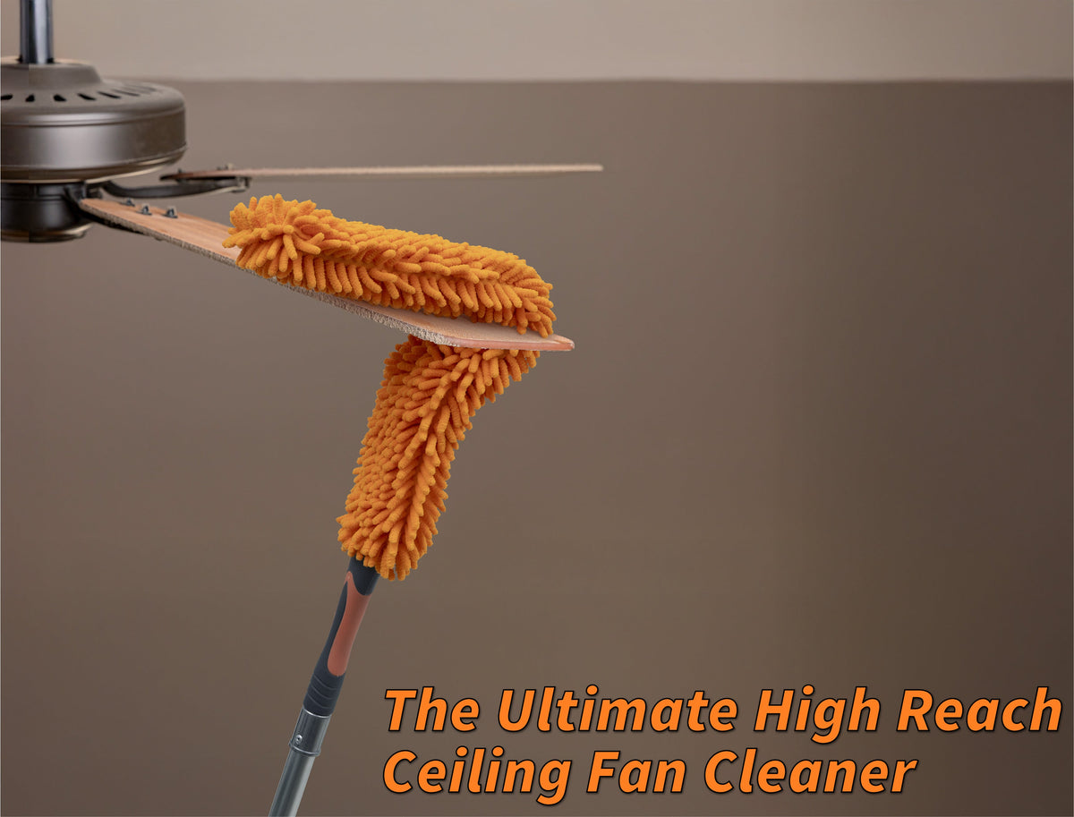 Extend-A-Reach Flexible Fan Duster for Ceiling Fan with Extension Pole