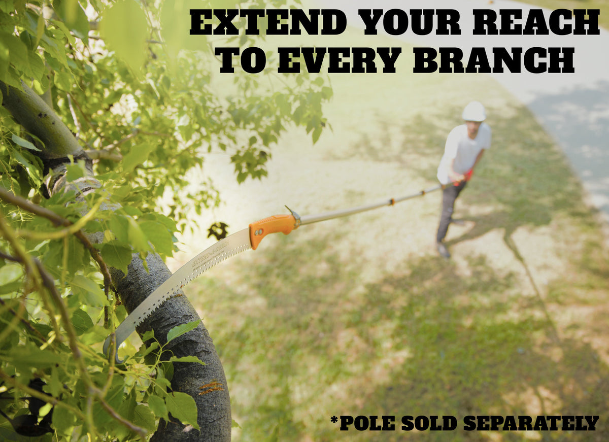 Extend-A-Reach Pruning Manual Hand Saw for Tree Trimming (Pole Sold Separately)