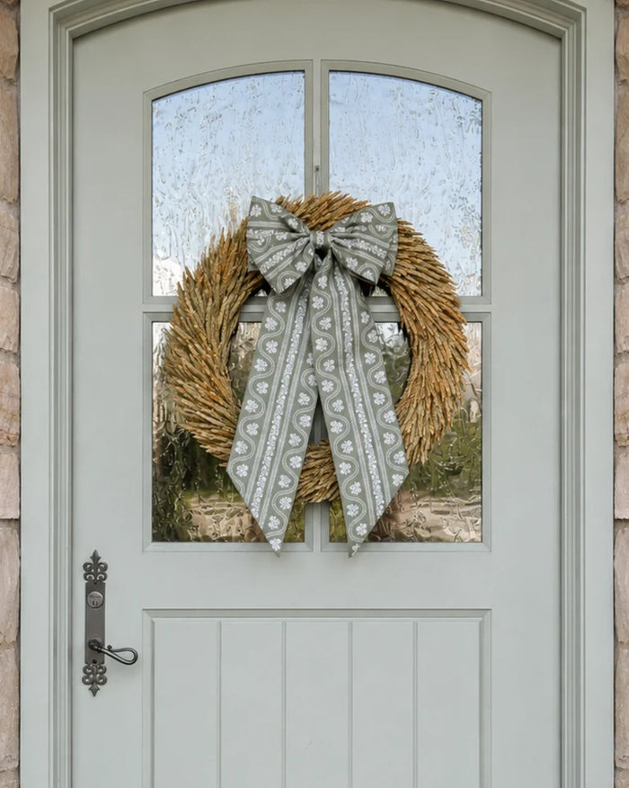 Celeste Fern Wreath Bow
