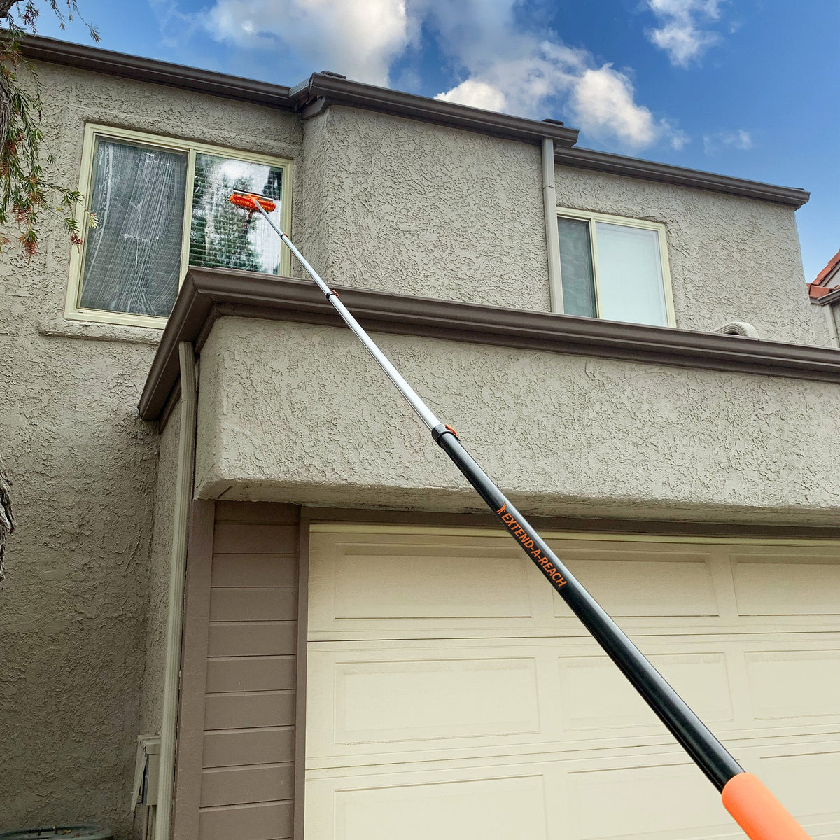 Extend-A-Reach 5-8 ft Telescoping Extension Pole with Universal Metal Tip