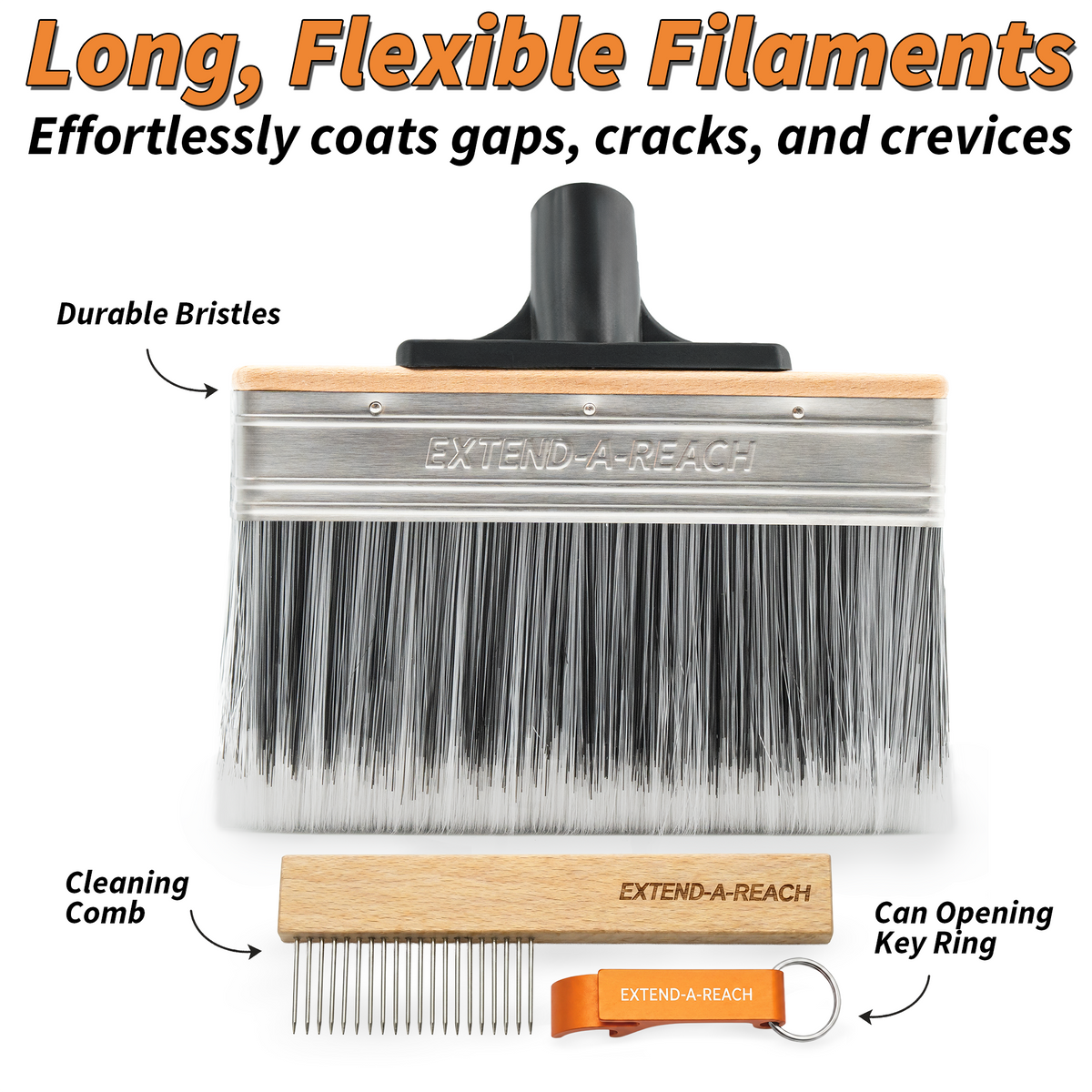 Extend-A-Reach 7" Deck Stain Brush (Pole Sold Separately)