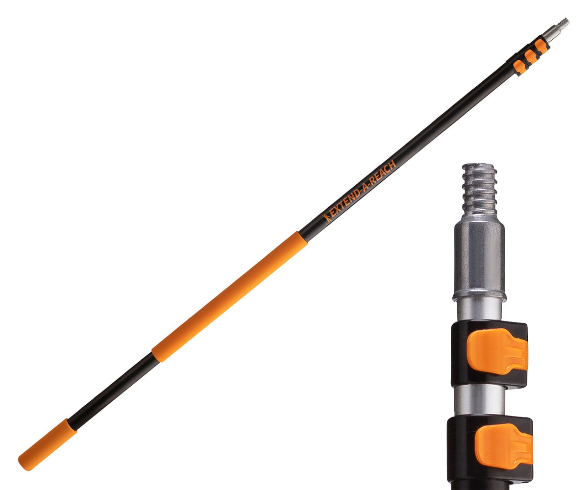 Extend-A-Reach 4-12 ft Telescoping Extension Pole with Universal Metal Tip