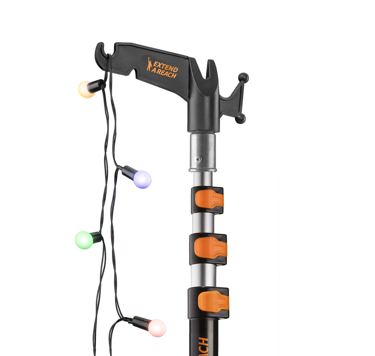 Extend-A-Reach Telescopic Extension Pole with Utility Hook