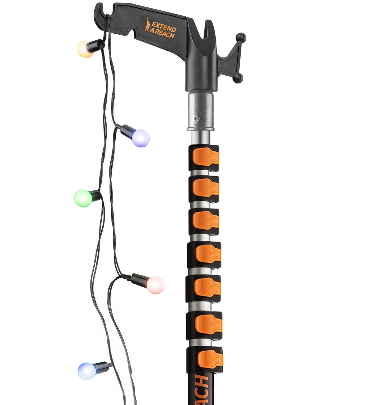 Extend-A-Reach Telescopic Extension Pole with Utility Hook