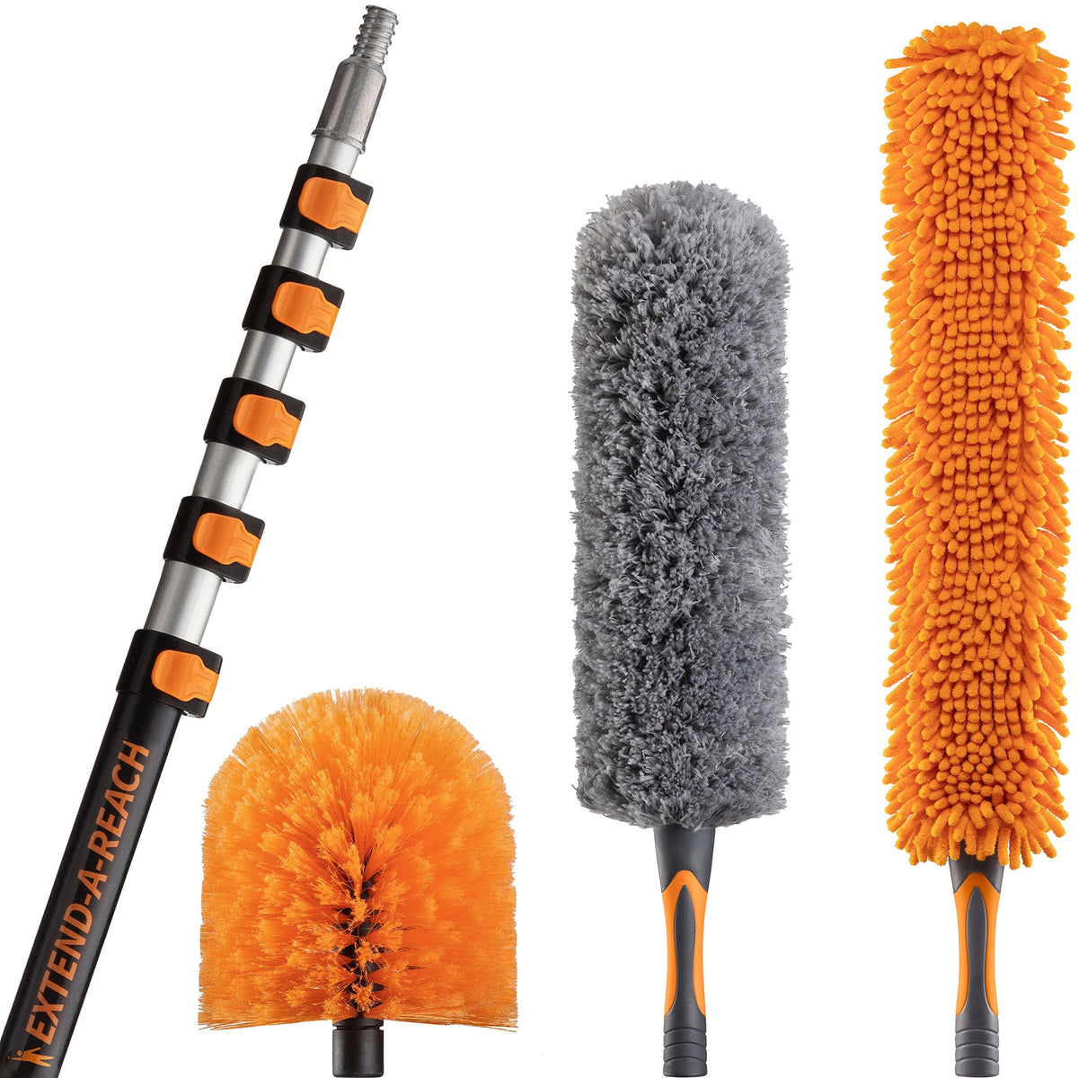 Extend-A-Reach 4-Piece High Reach Duster Kit with Extension Pole