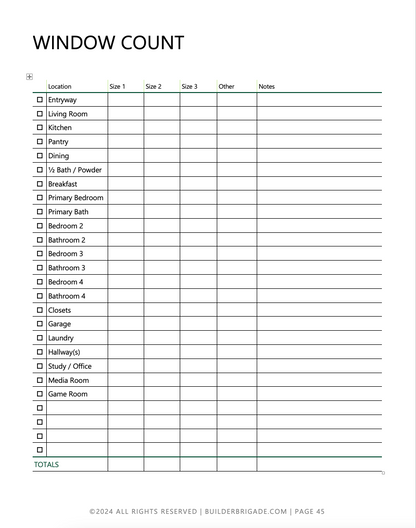 The Ultimate Home Building Checklist (Digital)