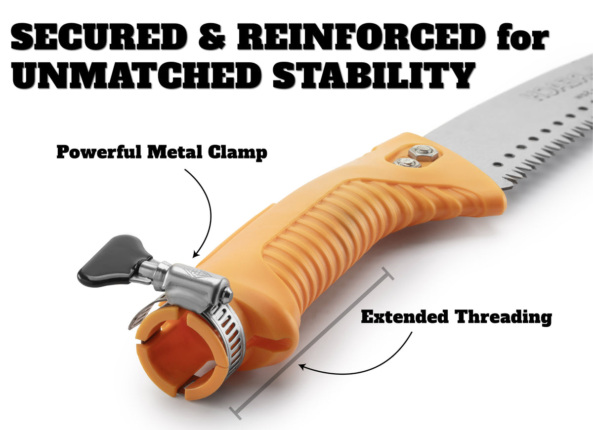 Extend-A-Reach Pruning Manual Hand Saw for Tree Trimming (Pole Sold Separately)