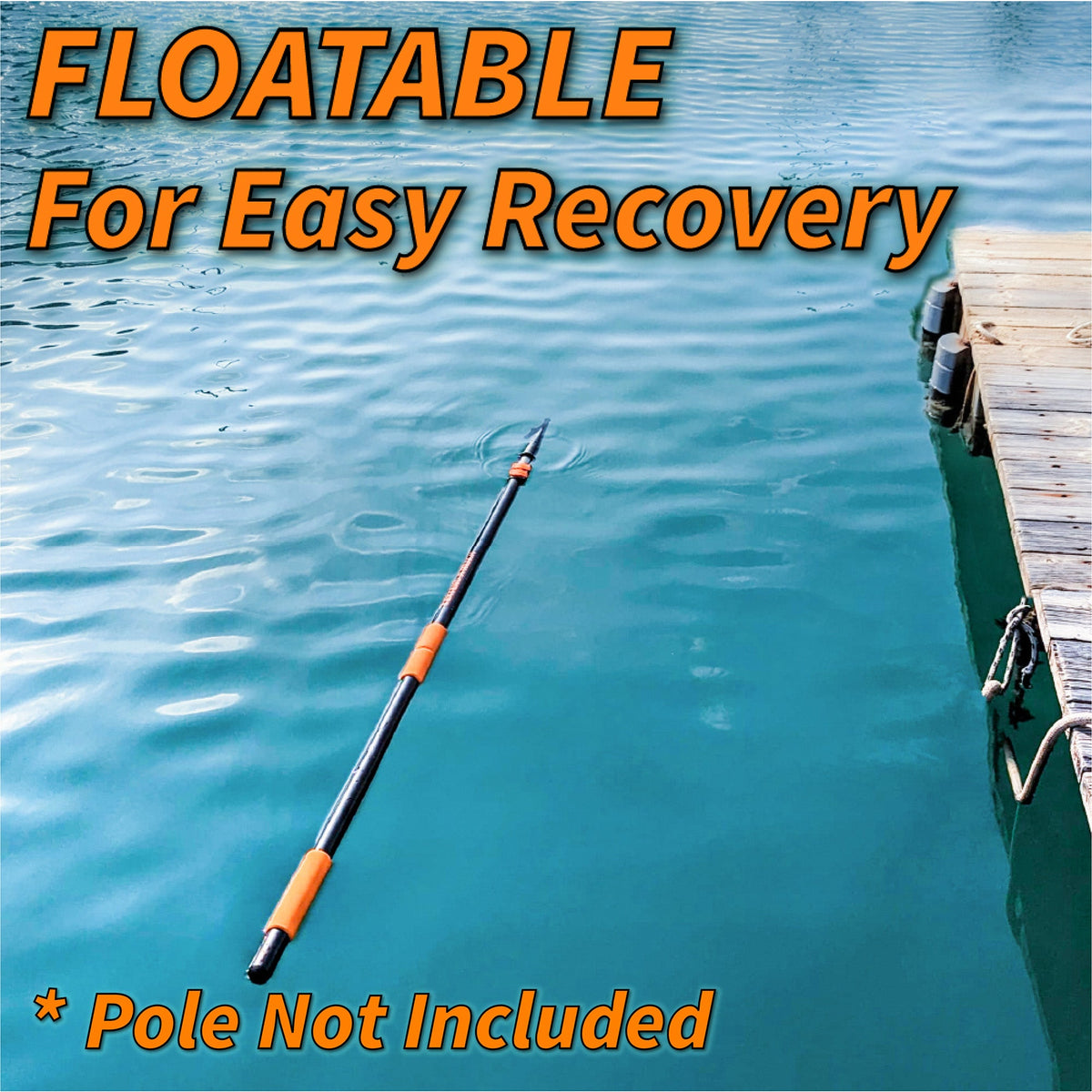 Extend-A-Reach Boat Hook for Docking Attachment (Pole Sold Separately)