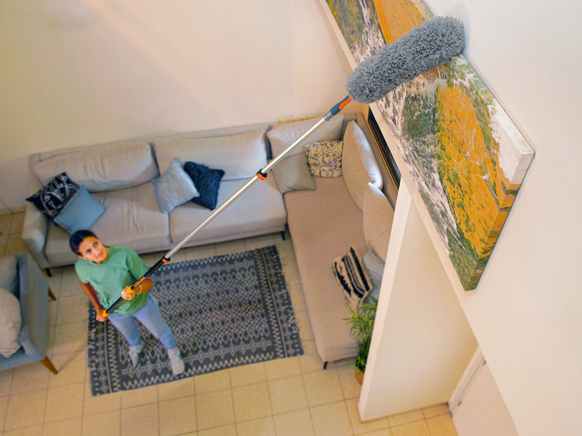 Extend-A-Reach High Reach Telescoping Duster Kit and Vinyl Siding Brushes with Extension Pole