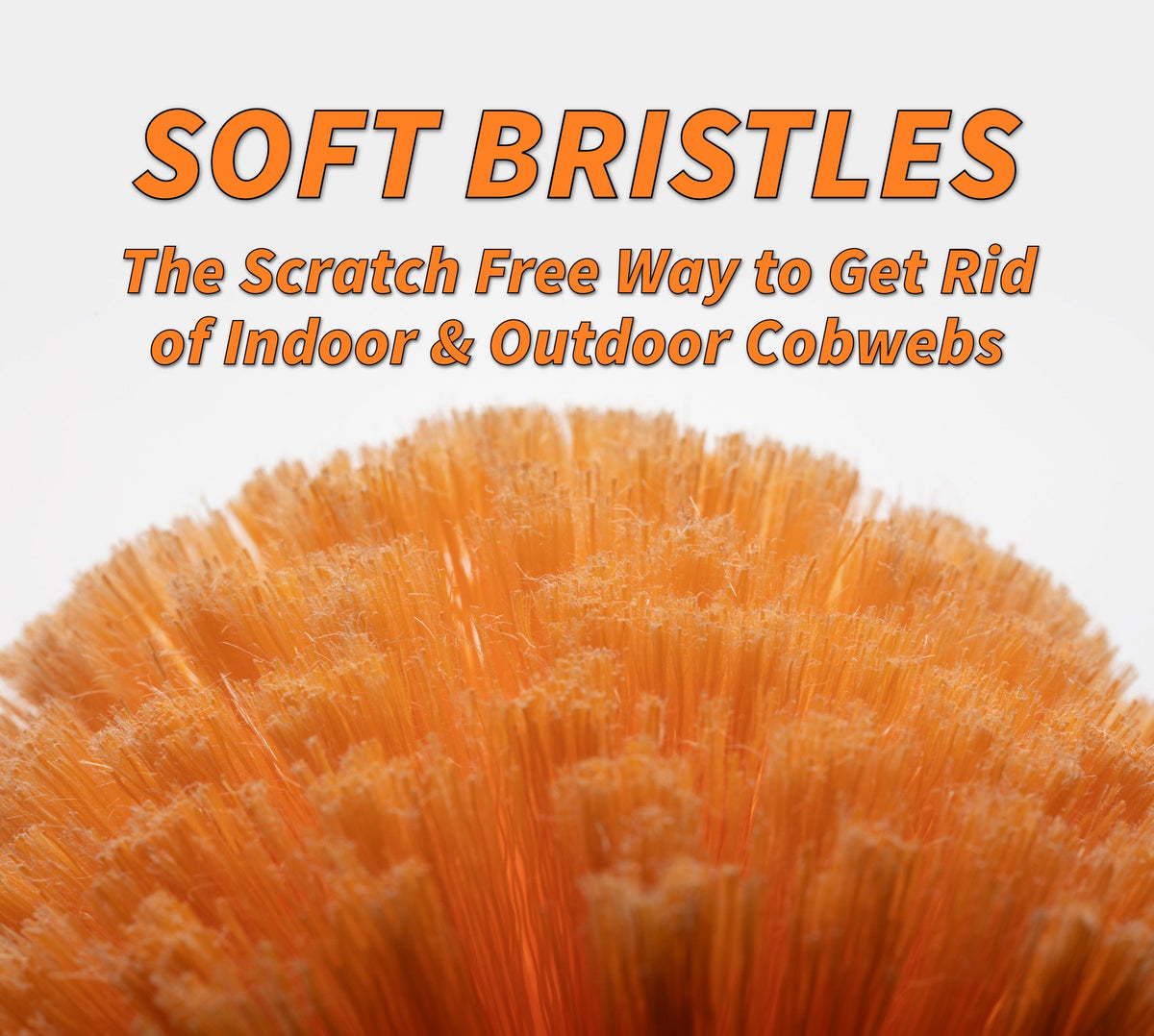 Extend-A-Reach Cobweb Duster Head Brush - Fits Standard Acme Threaded Extension Poles (Pole Sold Separately)
