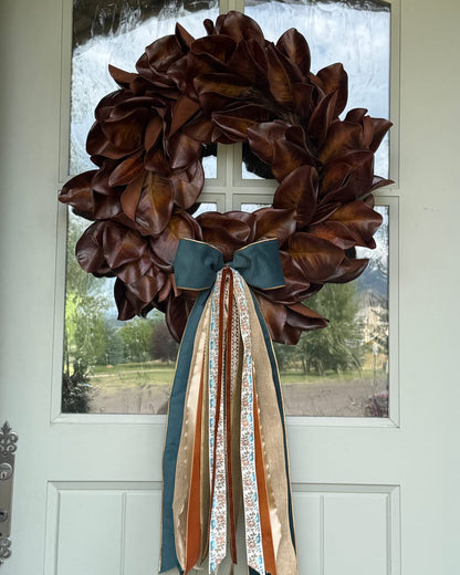 Haven Autumn Magnolia Wreath