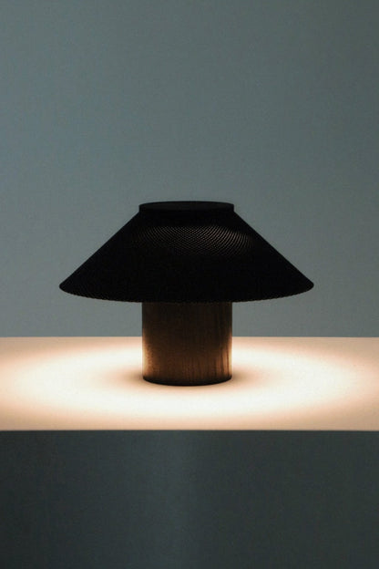The Dappled Lamp - Charred Ash Wood