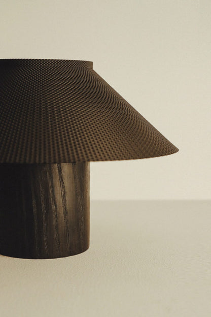 The Dappled Lamp - Charred Ash Wood