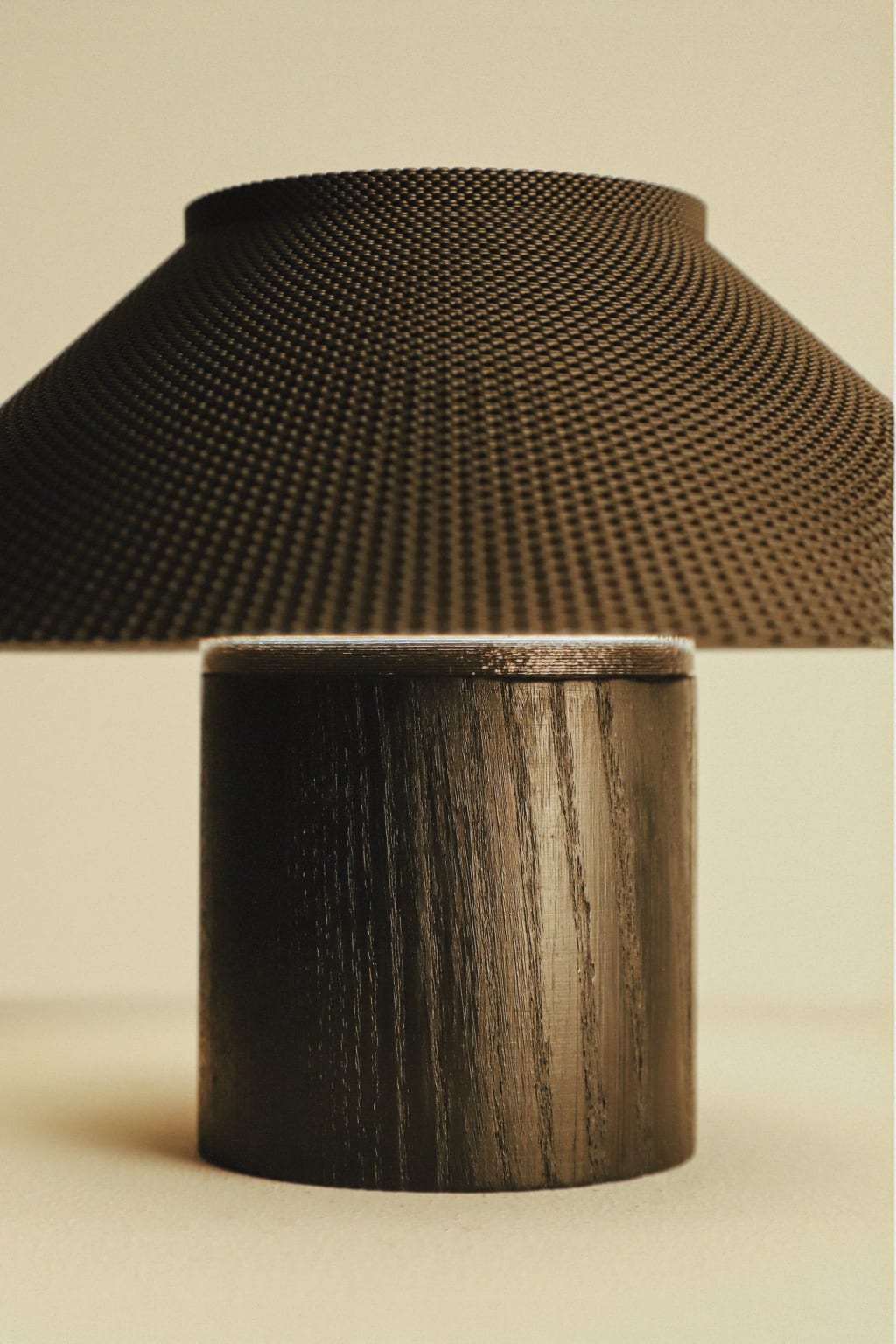 The Dappled Lamp - Charred Ash Wood
