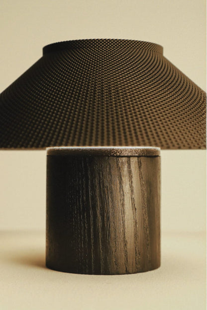 The Dappled Lamp - Charred Ash Wood