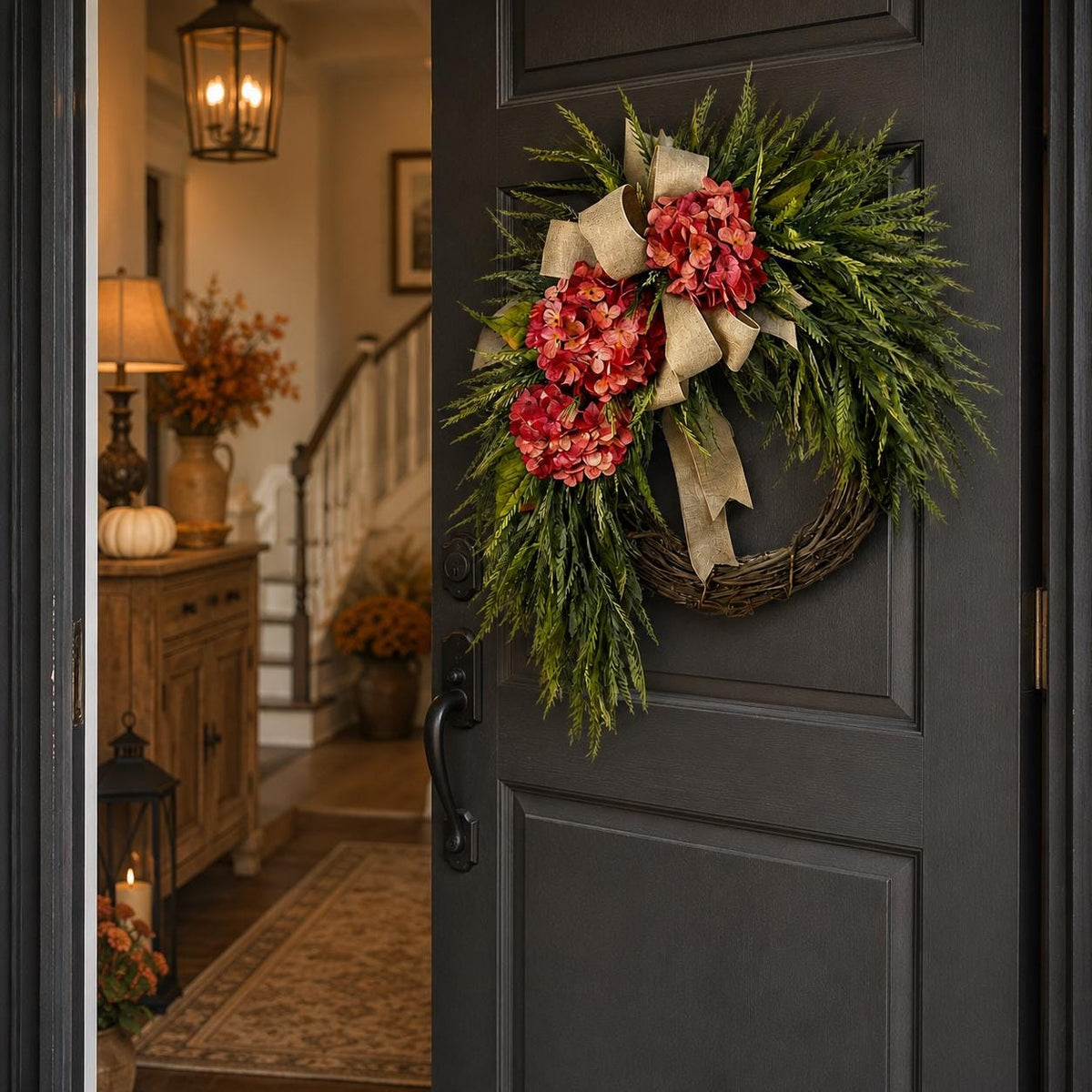 Fall Hydrangea Wreath