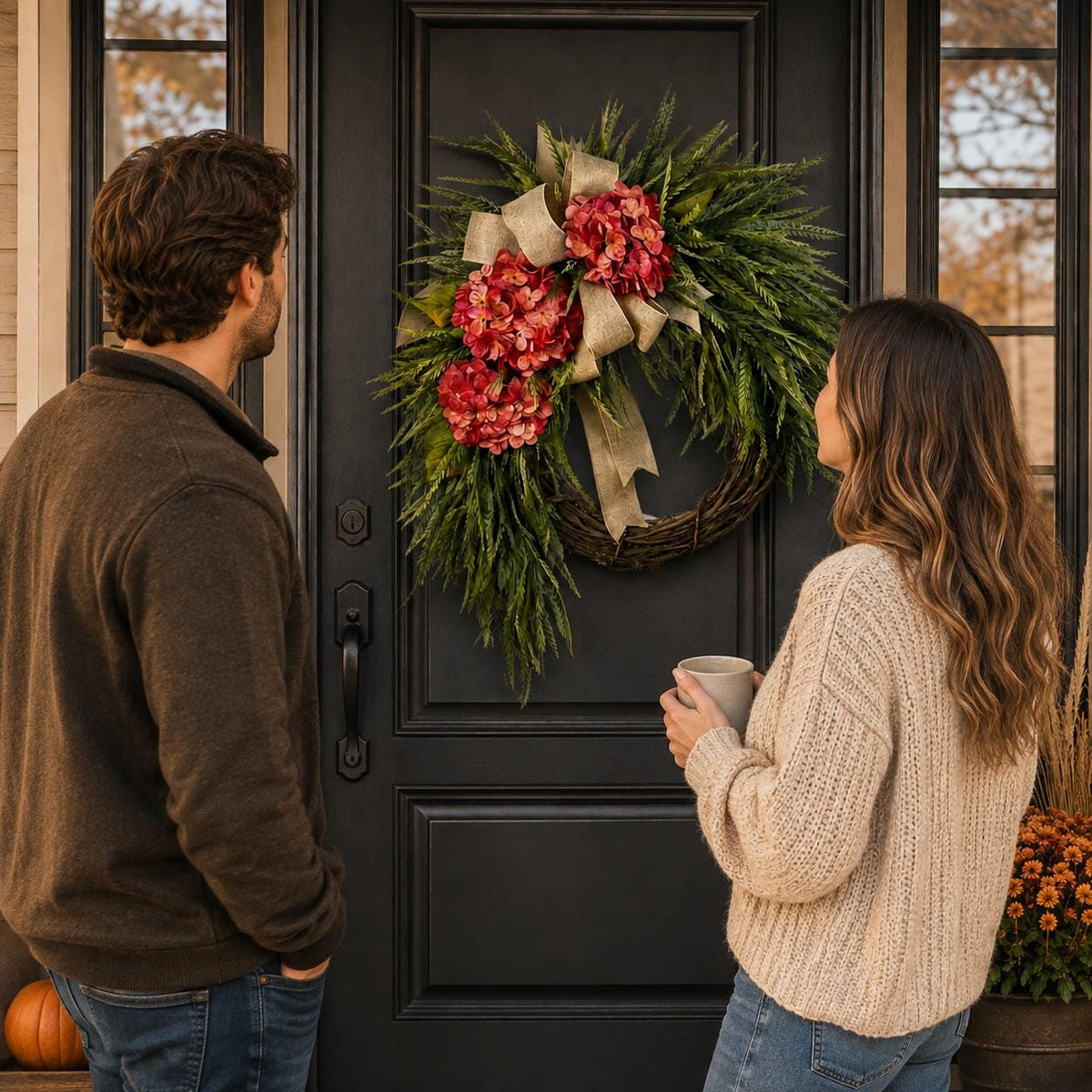 Fall Hydrangea Wreath