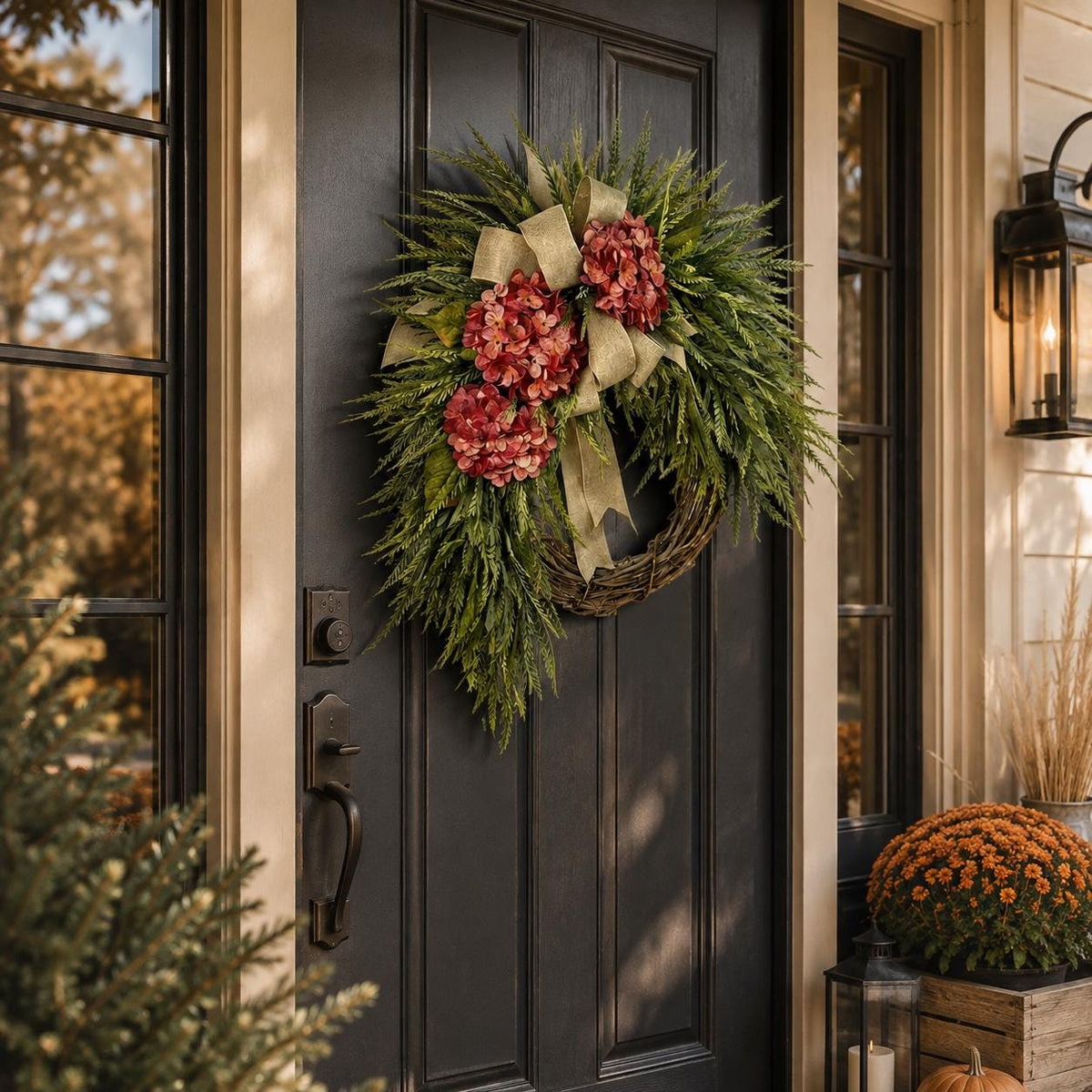Fall Hydrangea Wreath