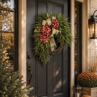 Fall Hydrangea Wreath