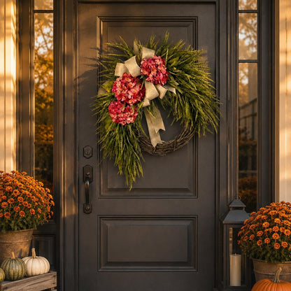 Fall Hydrangea Wreath