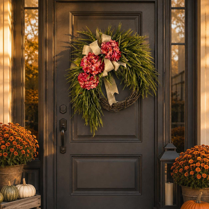 Fall Hydrangea Wreath