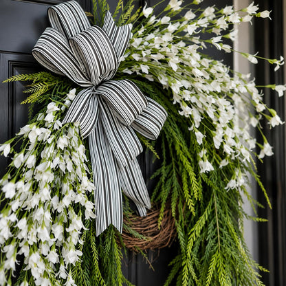 Autumn Front Door Wreath, Fall Hydrangea Wreath