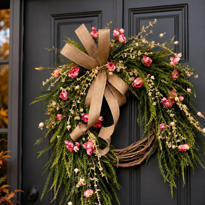Fall Hydrangea Front Door Wreath