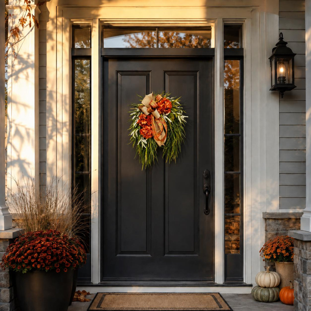 Fall Hydrangea Wreath