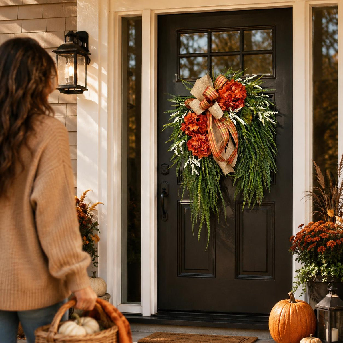 Fall Hydrangea Wreath