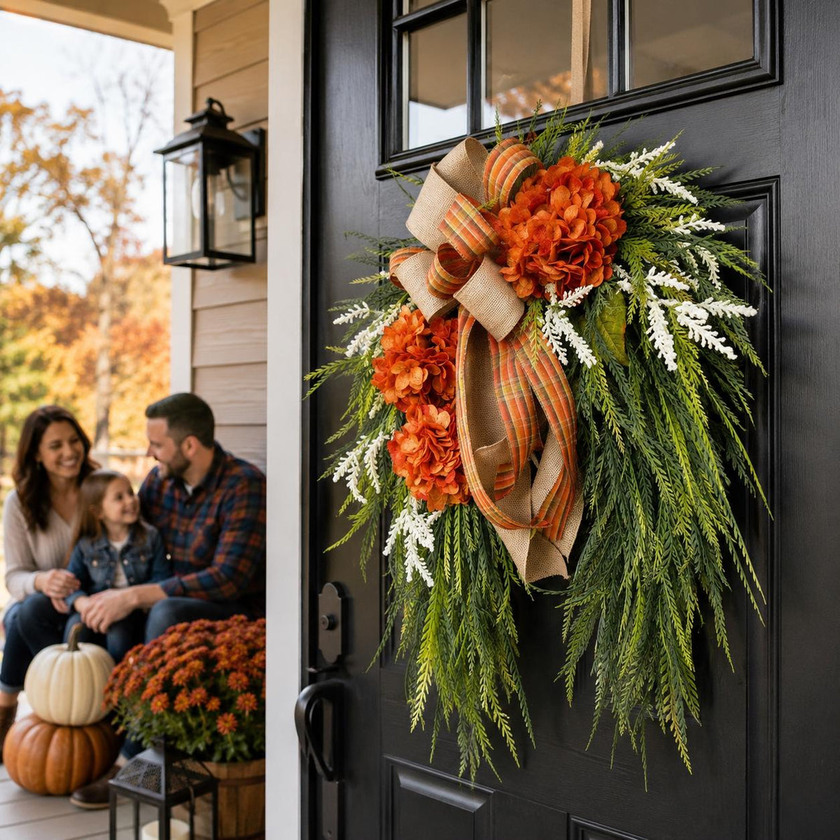 Fall Hydrangea Wreath