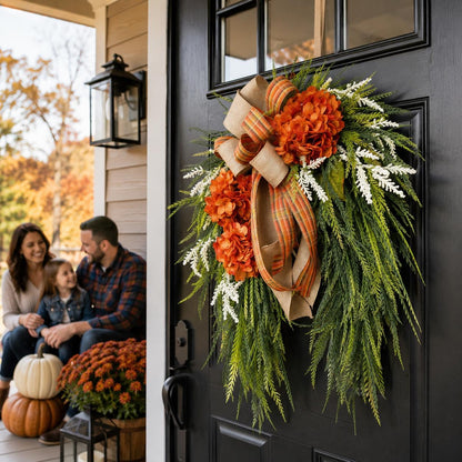 Fall Hydrangea Wreath