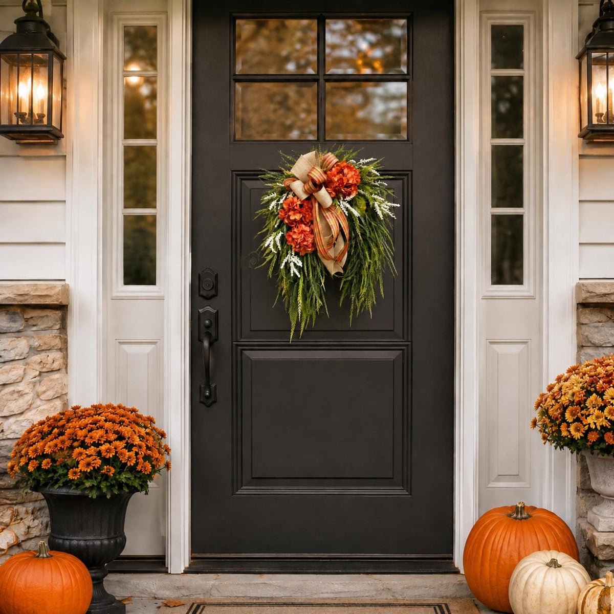 Fall Hydrangea Wreath