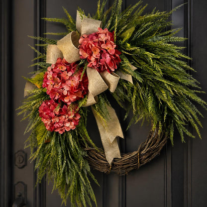 Fall Hydrangea Wreath