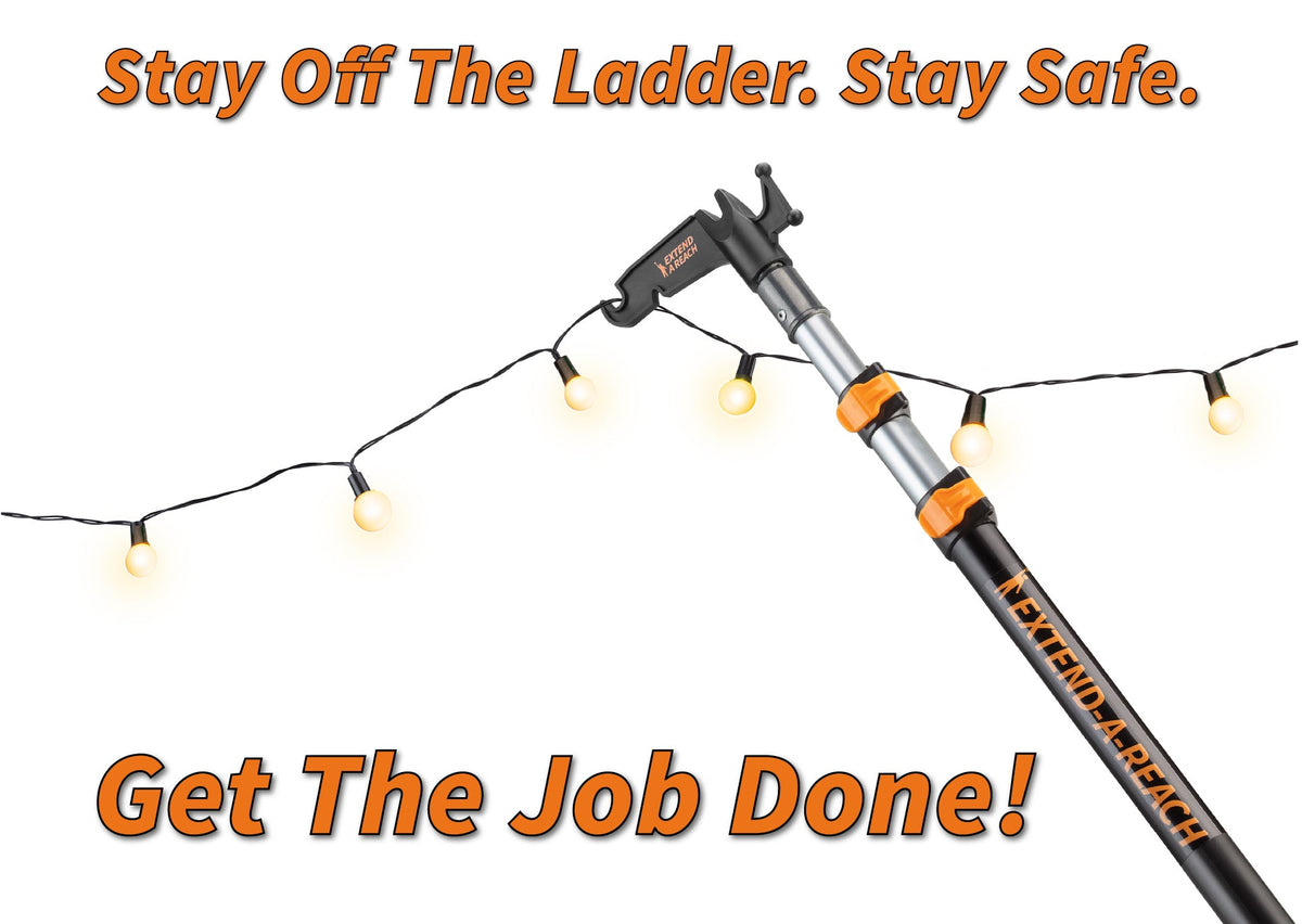 Extend-A-Reach Telescopic Extension Pole with Utility Hook