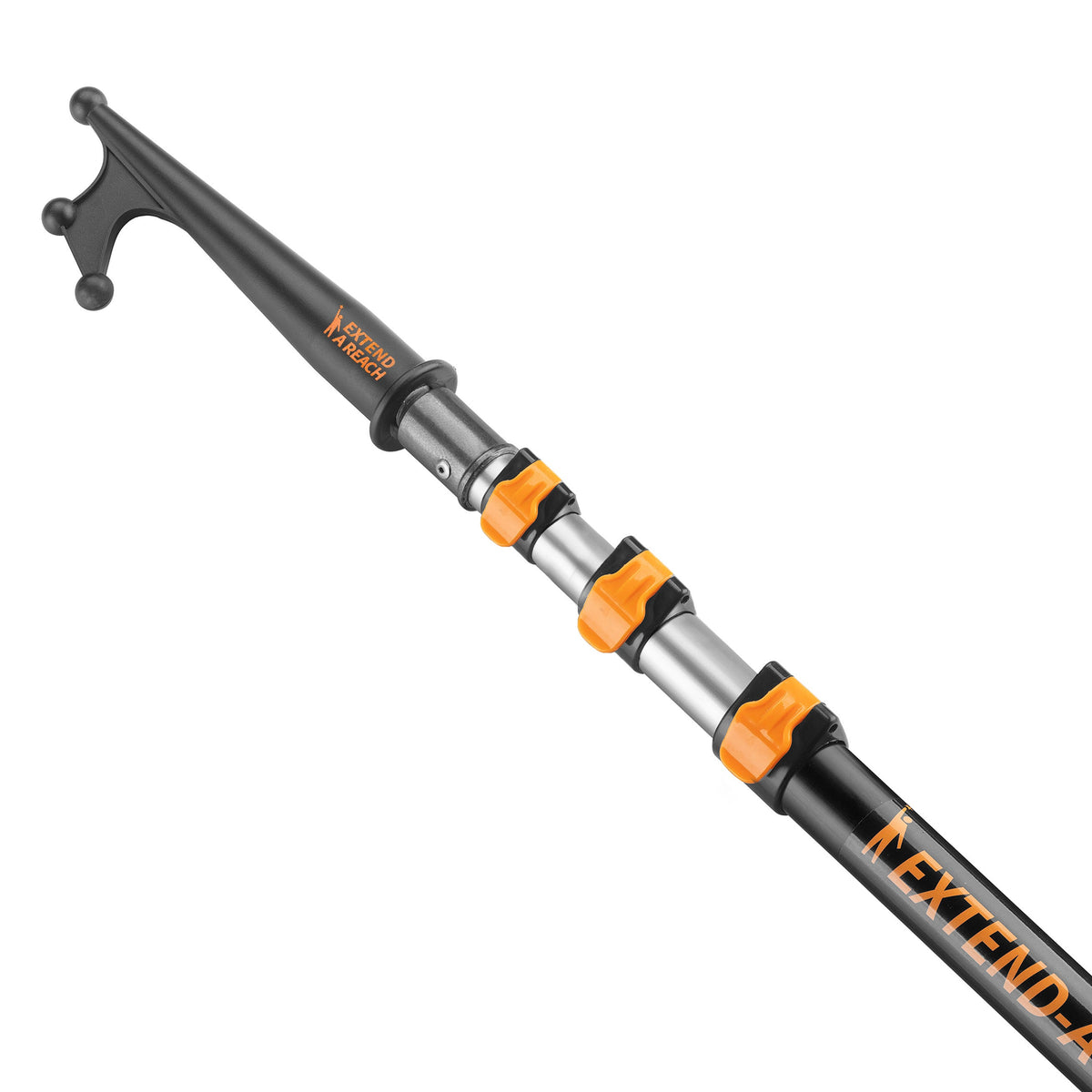 Extend-A-Reach Boat Hook for Docking with Telescoping Extension Pole