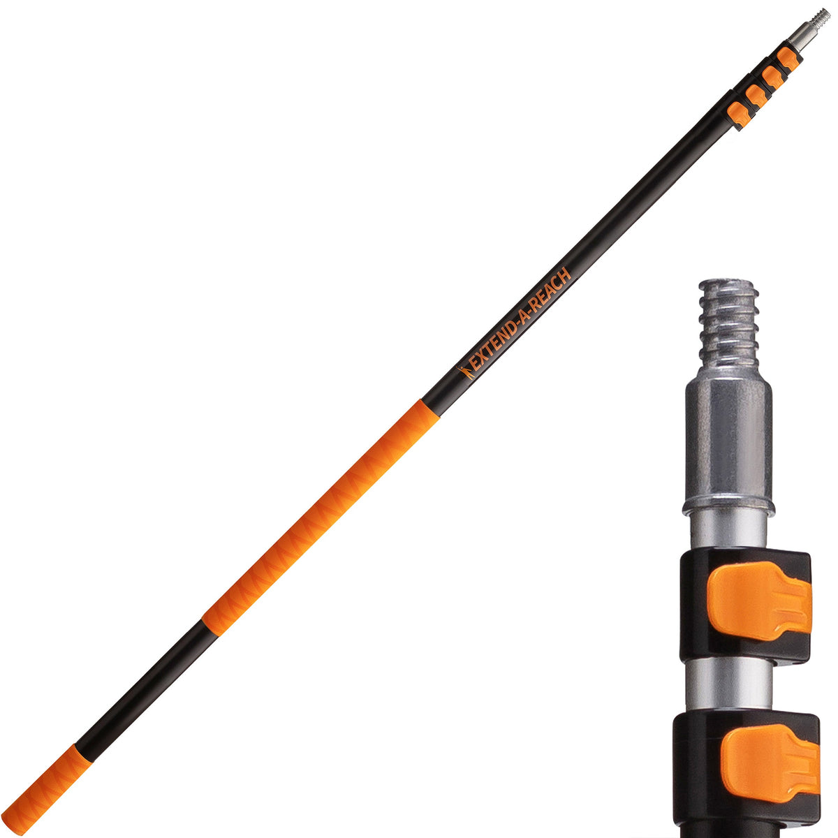 Extend-A-Reach 5-18 ft Telescoping Extension Pole with Universal Metal Tip
