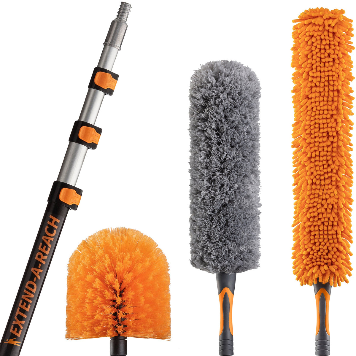 Extend-A-Reach 4-Piece High Reach Duster Kit with Extension Pole