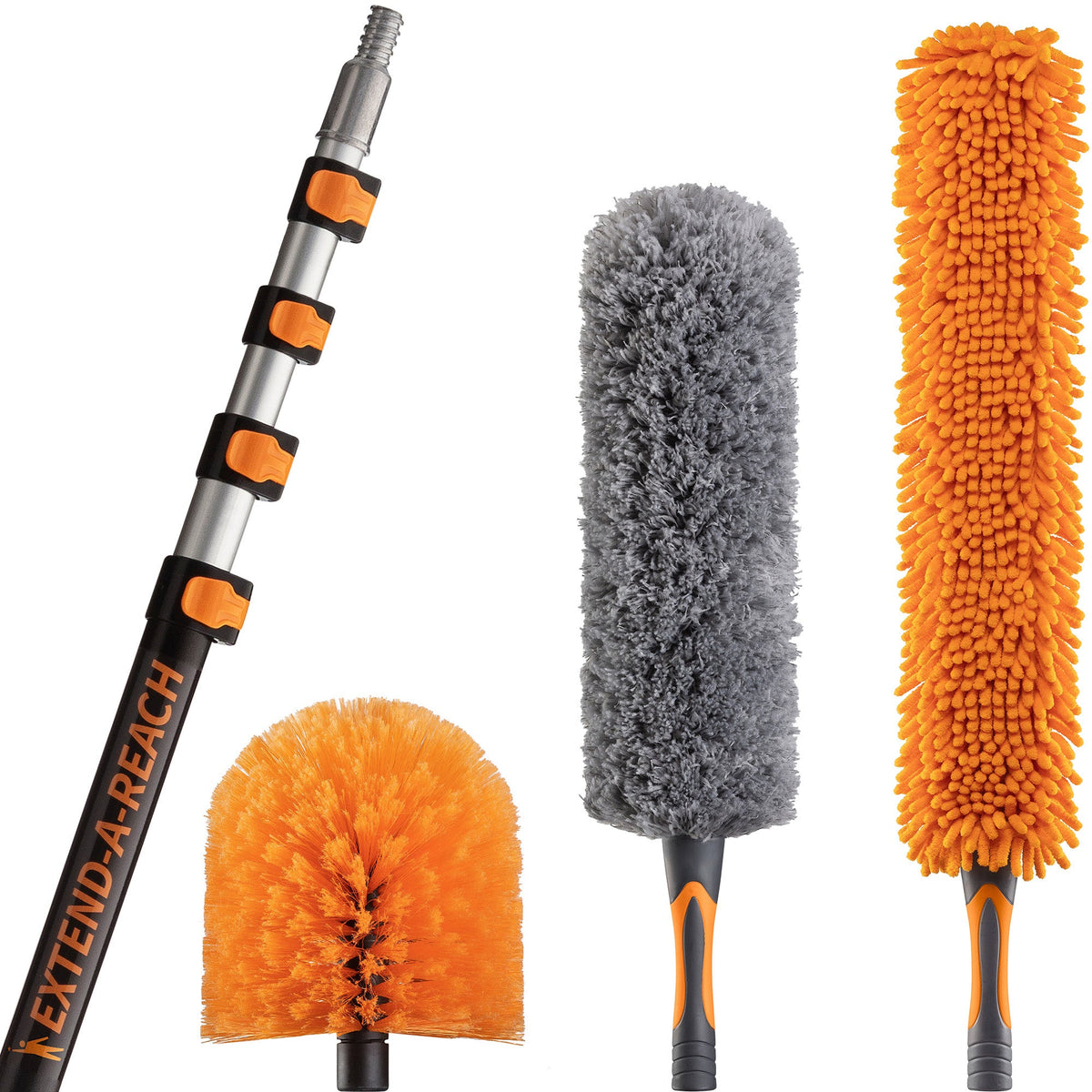 Extend-A-Reach 4-Piece High Reach Duster Kit with Extension Pole