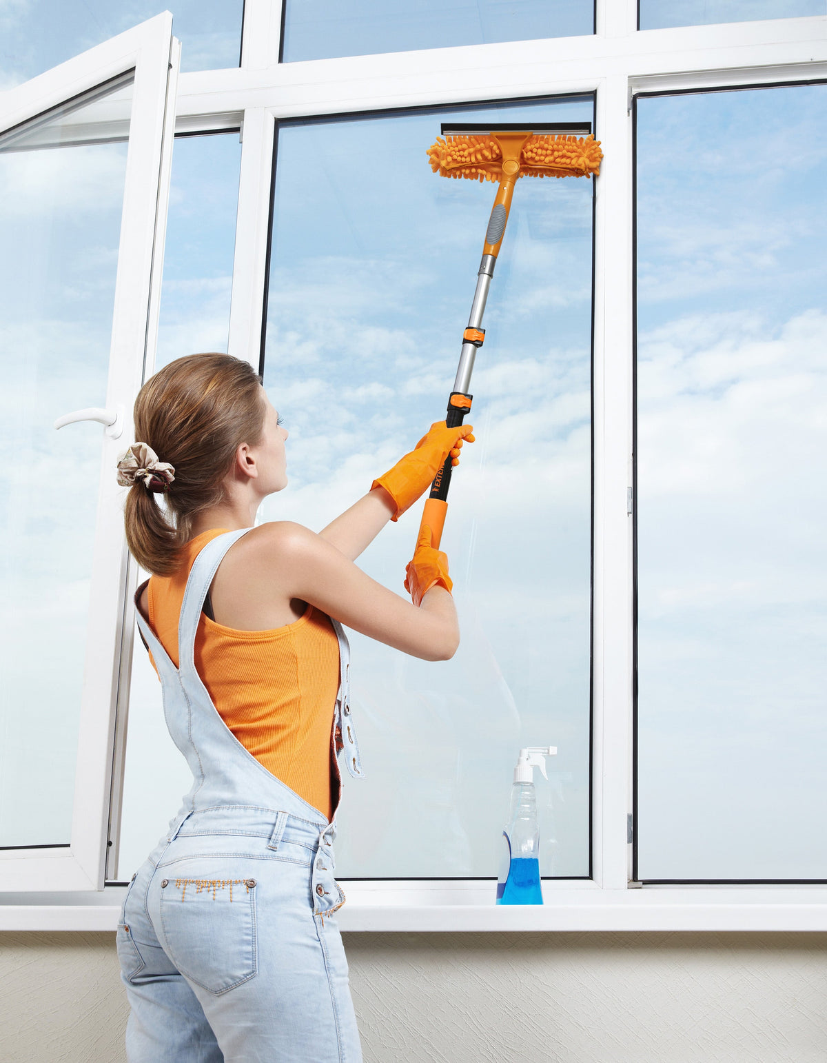 Extend-A-Reach 1.5-3 ft Telescoping Extension Pole with Universal Metal Tip
