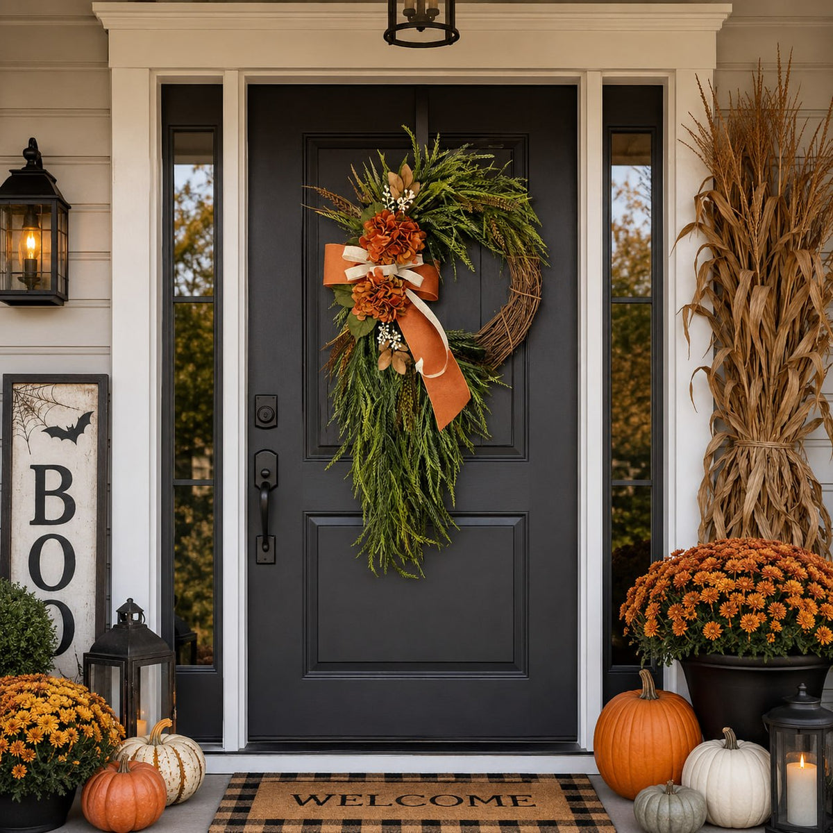 Fall Hydrangea Wreath