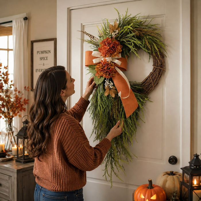 Fall Hydrangea Wreath