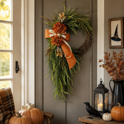 Fall Hydrangea Wreath