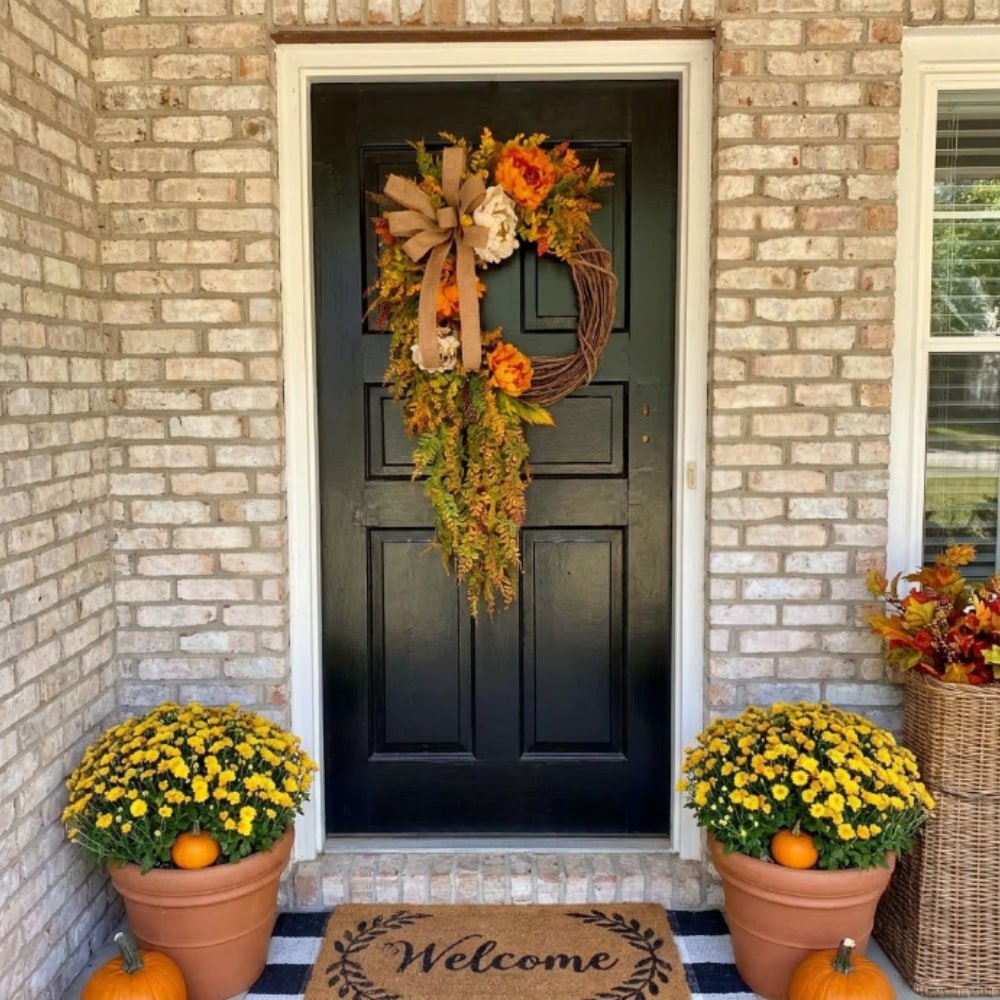 Fall Wreath For Front Door